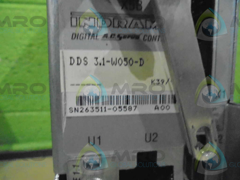 INDRAMAT DDS 3.1-W050-D  SERVO CONTROLLER AS IS *USED*