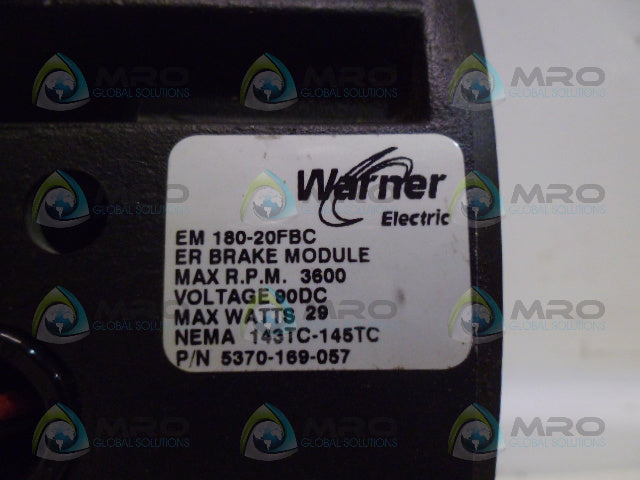 WARNER 5370-169-057 *NEW IN BOX*