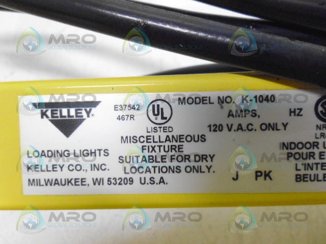 KELLEY K-1040 DOCK LOADING LIGHTS  *NEW IN BOX*