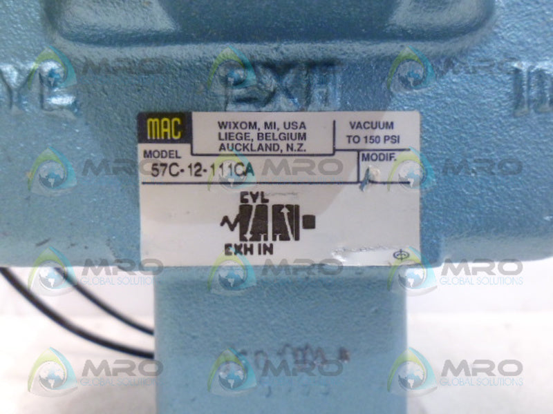 MAC 57C-12-111CA VALVE *NEW IN BOX*