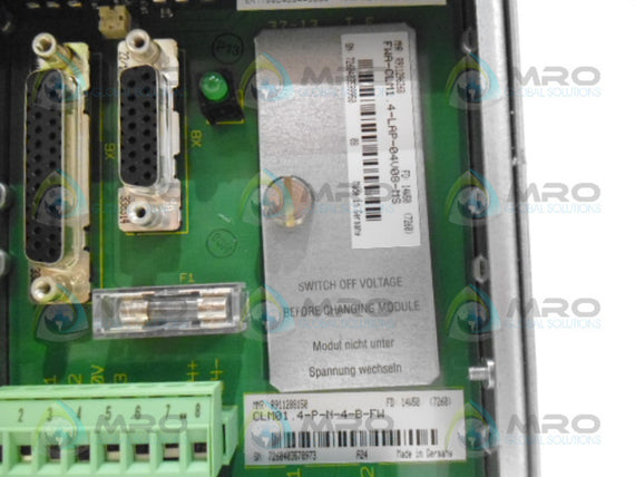 REXROTH INDRAMAT FWA-CLM1.4-LAP-04V08-MS SERVO DRIVE CONTROL*NEW IN BOX*