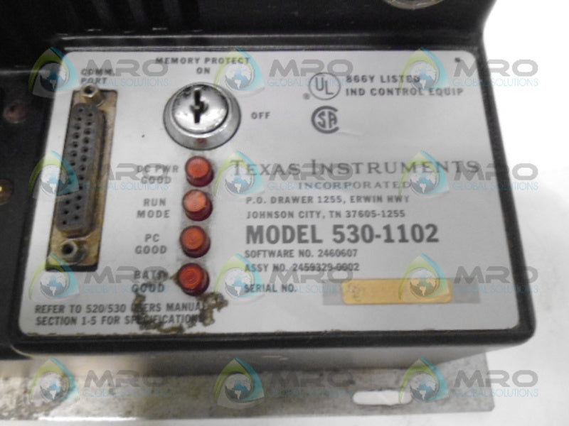 TEXAS INSTRUMENTS 530-1102 CONTROLLER MODULE *USED*