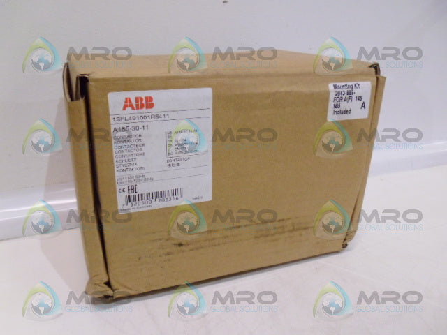 ABB A185-30-11 NON-REVERSING CONTACTOR *NEW IN BOX*