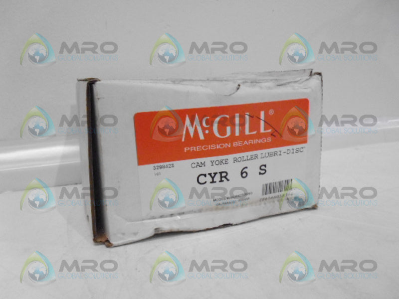 MCGILL CYR6S CAM YOKE ROLLER LUBRI-DISC *NEW IN BOX*
