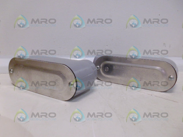 TOPAZ LB5CG ALUMINIUM CONDUIT BODY 1-1/2" (BOX OF 2) *NEW IN BOX*