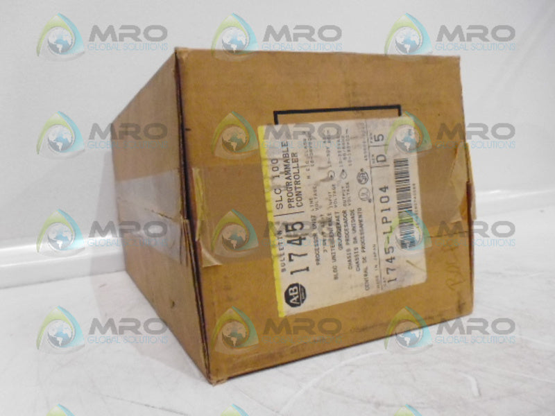 ALLEN BRADLEY SLC 100 1745-LP104 SER. D F/W 5 CONTROLLER *FACTORY SEALED*
