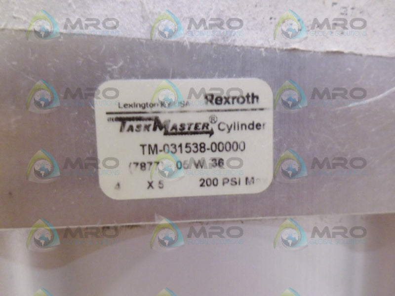 REXROTH TM-031538-00000 AIR CYLINDER *USED*
