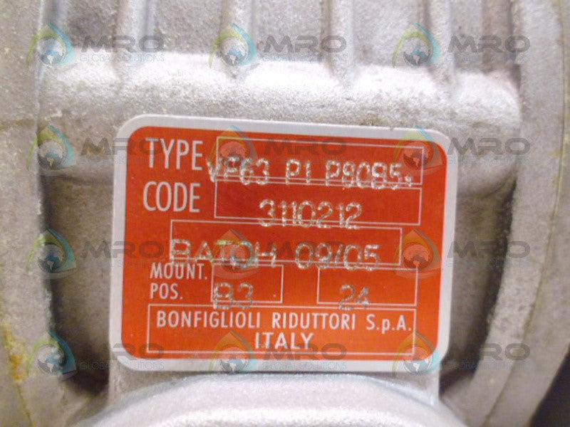 BONFIGLIOLI VF63-P1-P80B5 GEAR REDUCER *NEW NO BOX*