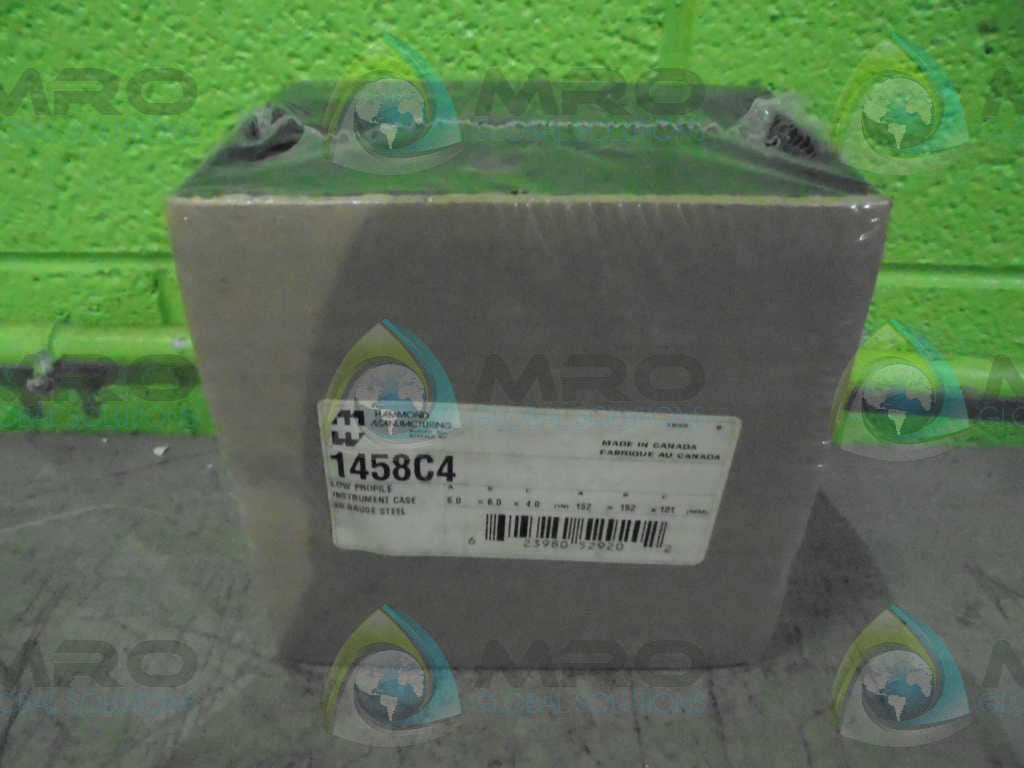 HAMMOND MANUFACTURING 1458C4 20GAGE STEEL INSTRUMENT CASE *FACTORY SEAL*