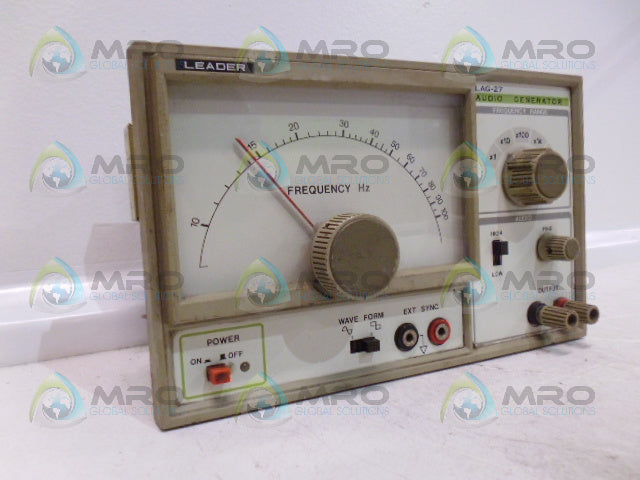 LEADER LAG-27 AUDIO GENERATOR (AS PICTURED)*USED*