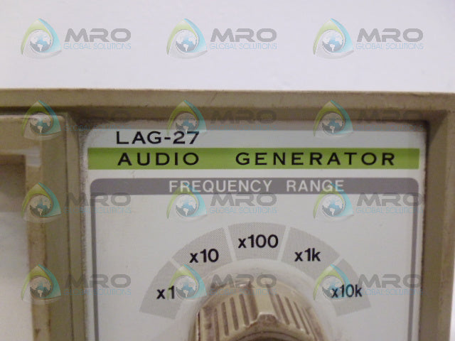 LEADER LAG-27 AUDIO GENERATOR (AS PICTURED)*USED*