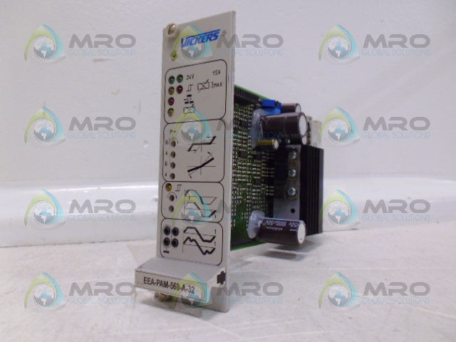 VICKERS EEA-PAM-568-A-32 AMPLIFIER CARD *USED*