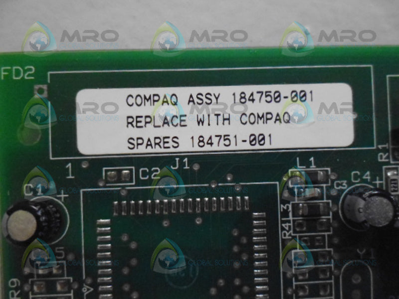 COMPAQ 184750-001 ADAPTEC CONTROLLER *USED*