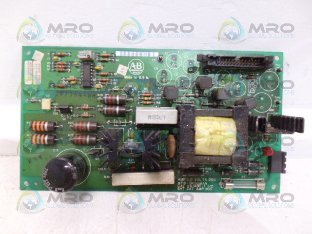ALLEN BRADLEY 142129 POWER SUPPLY BOARD (AS PICTURED) *USED*