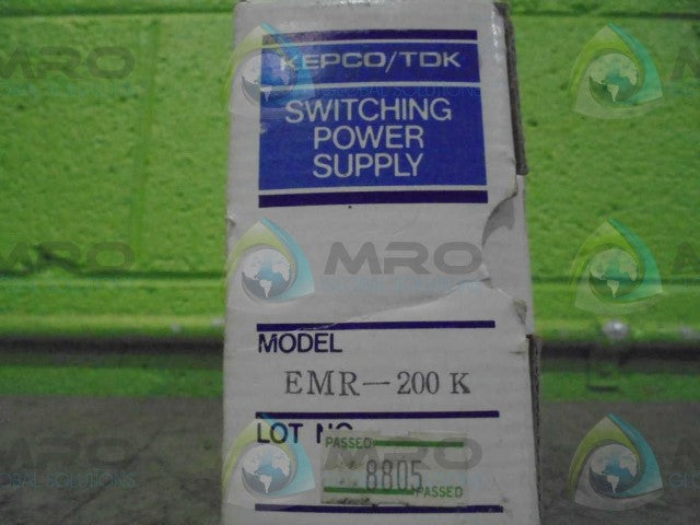 KEPCO/TDK EMR-200K SWITCHING POWER SUPPLY *NEW IN BOX*