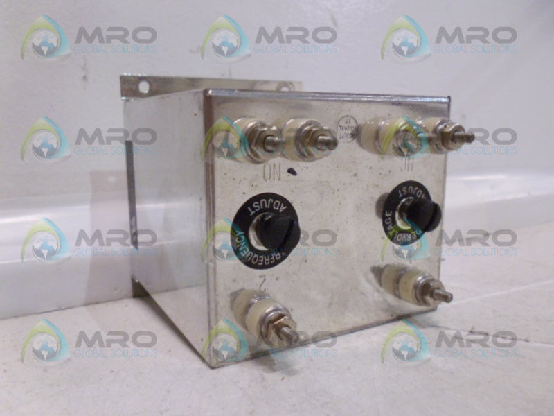 CII TECHNOLOGIES 20-050-19X WILMER FREQUENCY RELAY *USED*