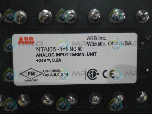 ABB NTAI05 TERMINAL MODULE *NEW IN BOX*