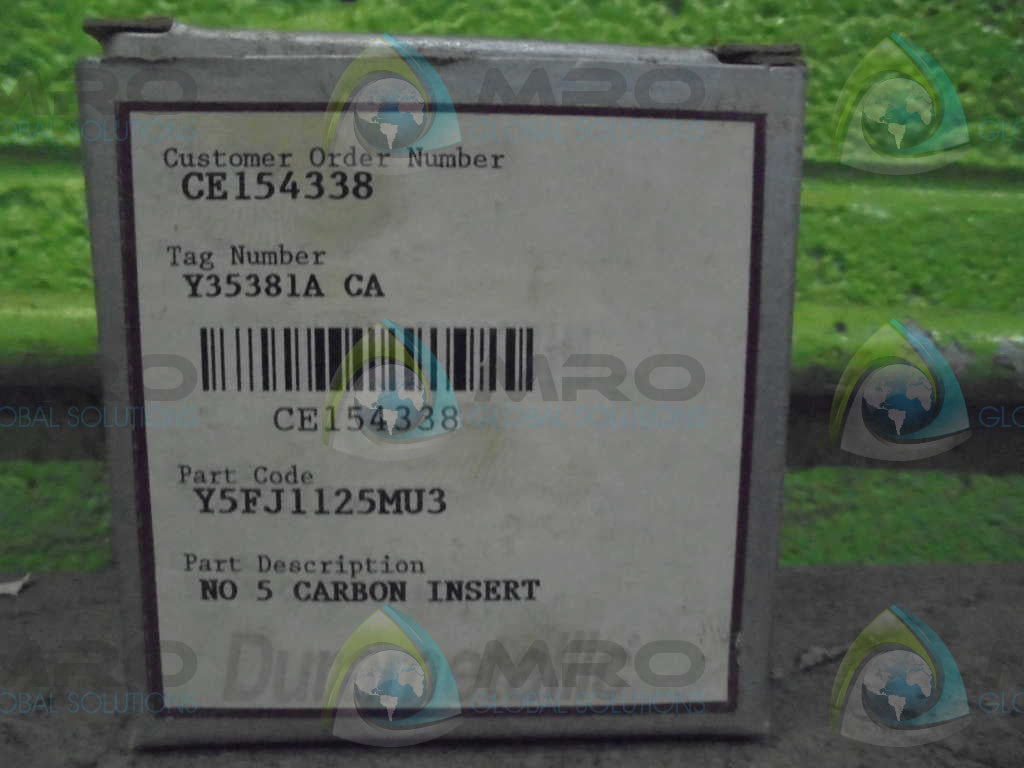 DURAMATALLIC Y5FJ1125MU3 NO5 CARBON INSERT  *NEW IN BOX*