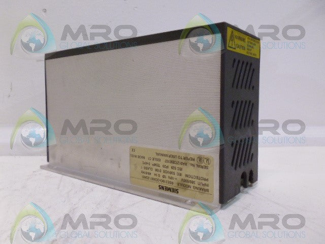 SIEMENS 6SE3190-0DX87-2DA0 BRAKING MODULE *USED*