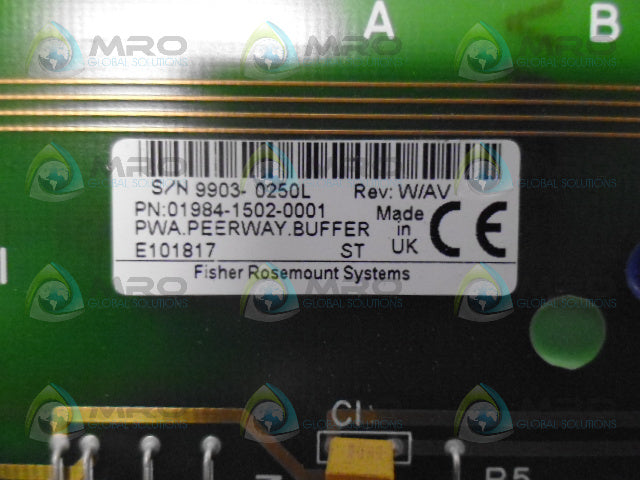 FISHER-ROSEMOUNT 01984-1502-0001 PEERWAY BUFFER *USED*