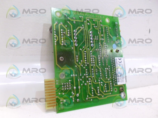 FISHER-ROSEMOUNT 10P54880001 INTERFACE CARD *USED*