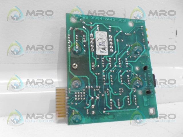 ROSEMOUNT 01984-2441-0001 INTERFACE BOARD MODULE *USED*