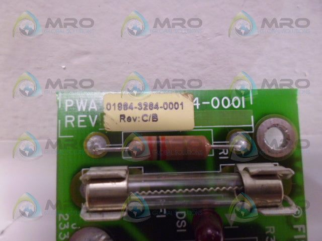 FISHER-ROSEMOUNT 01984-3264-0001 DC OUTPUT CARD *USED*