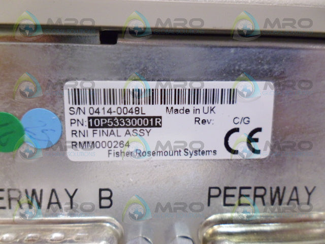 FISHER-ROSEMOUNT 10P53330001R INTERFACE MODULE *USED*