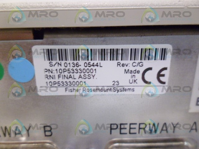 FISHER-ROSEMOUNT 10P53330001 INTERFACE MODULE *USED*