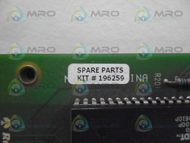 ALLEN BRADLEY 196259 CONTROL BOARD *USED*