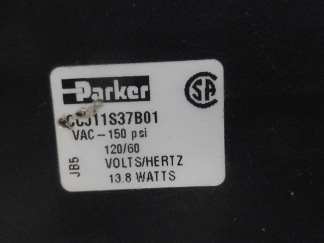 PARKER CCJ11S37B01 VALVE *USED*