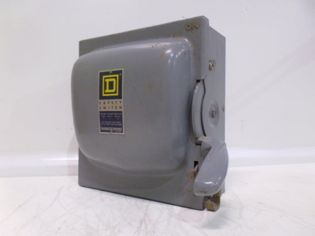 SQUARE D H321N SER A2 SAFETY SWITCH (AS PICTURED) *NEW NO BOX*