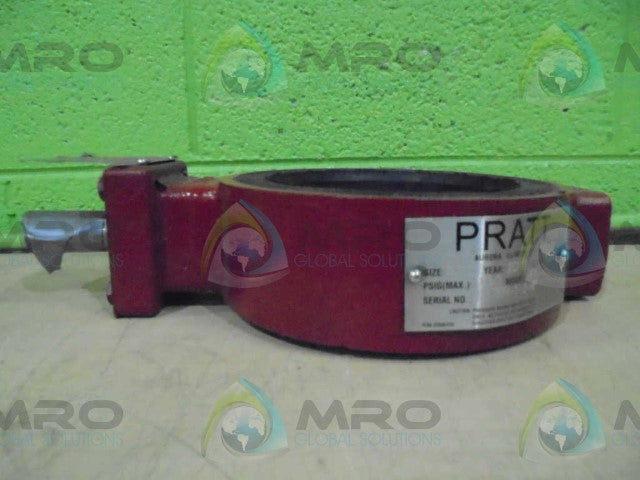 PRATT CLASS 150 SIZE 6 MODEL FL BUTTERFLY VALVE *NEW NO BOX*