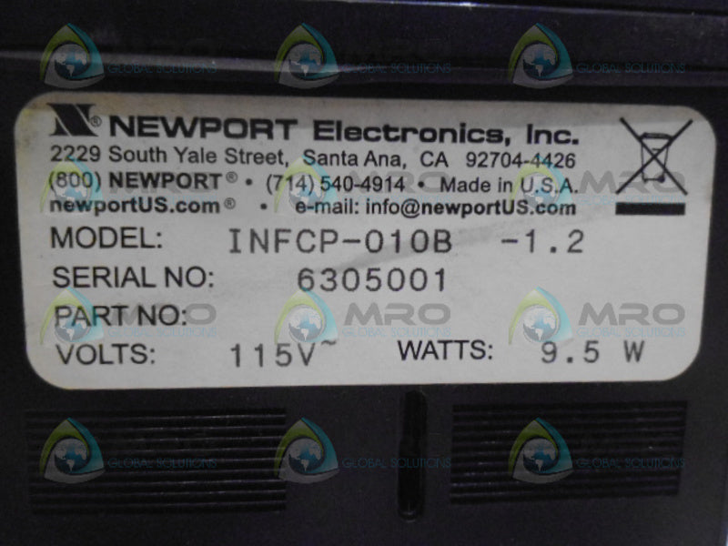 NEWPORT INFCP-010B-1.2 PROCESS METER *NEW NO BOX*