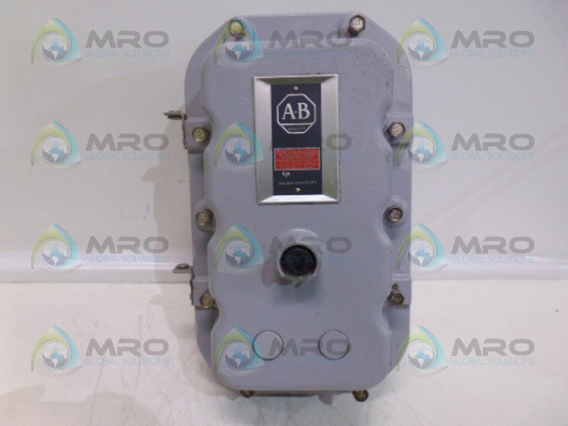 ALLEN BRADLEY 509-AEXD SER C EXPLOSION PROOF ENCLOSED STARTER *NEW NO BOX*