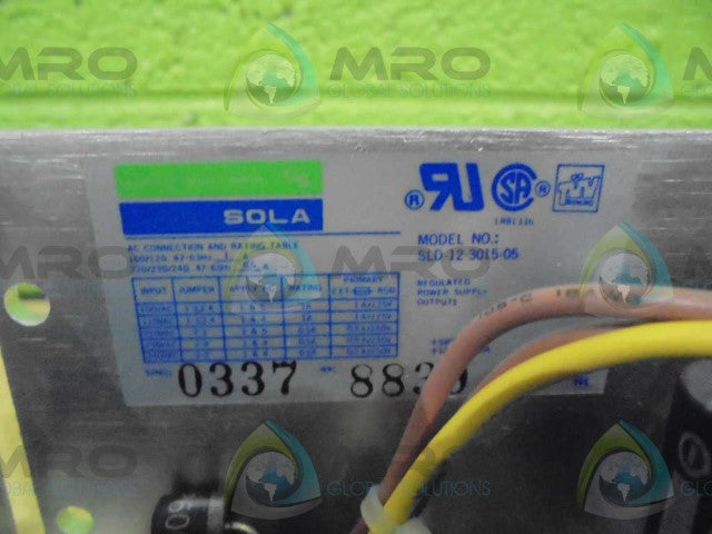 SOLA SLD-12-3015-05 DC POWER SUPPLY *NEW IN BOX*