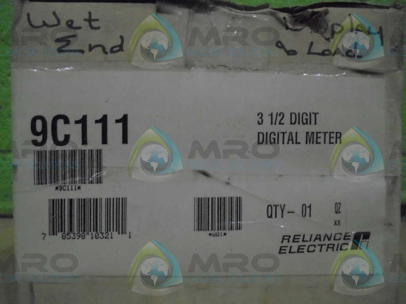 RELIANCE ELECTRIC 9C111 DIGITAL METER *NEW IN BOX*