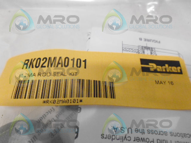 PARKER RK02MA0101 1" 2MA ROD SEAL KIT *NEW IN BOX*