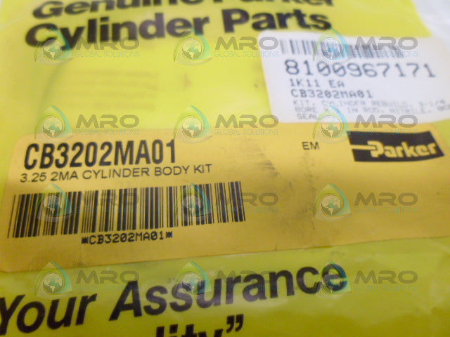 PARKER CB3202MA01 3.25 2MA CYLINDER BODY KIT *NEW IN ORIGINAL PACKAGE*