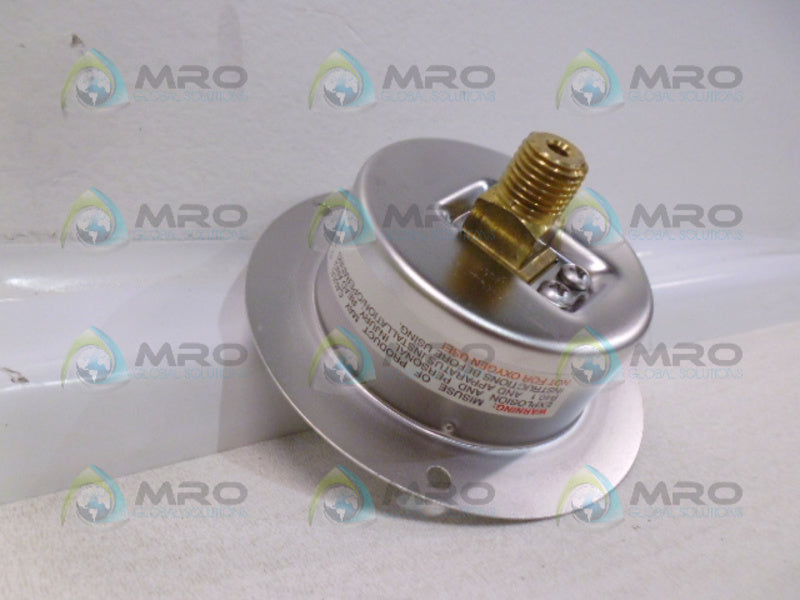 WEISS 509-5060 PRESSURE GAUGE 2-1/2" *NEW IN BOX*