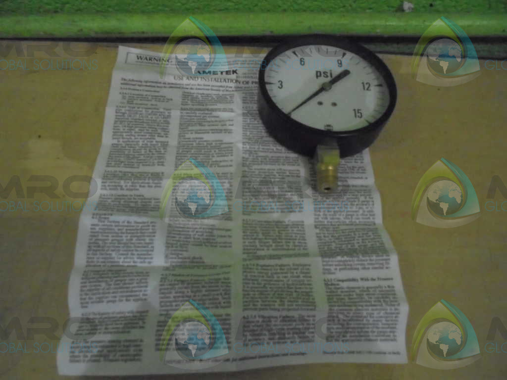 AMETEK C1 005502 PRESSURE GAGE *NEW IN BOX*