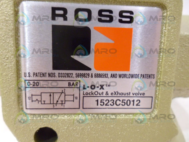 ROSS 1523C5012 LOCKOUT VALVE *NEW IN BOX*