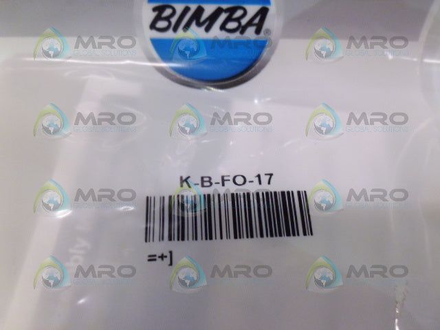 BIMBA K-B-FO-17 REPAIR KIT * NEW IN FACTORY BAG *