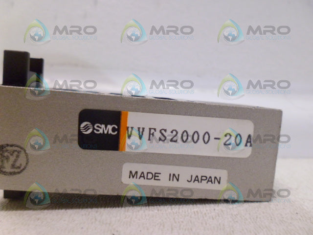 SMC VVFS2000-20A PNEUMATIC VALVE *NEW NO BOX*