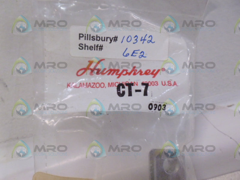HUMPHREY CT-7 ROD CLEVIS *NEW IN FACTORY BAG*