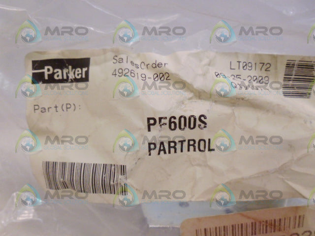 PARKER PF600S FLOW CONTROL VALVE *NEW IN FACTROY BAG*