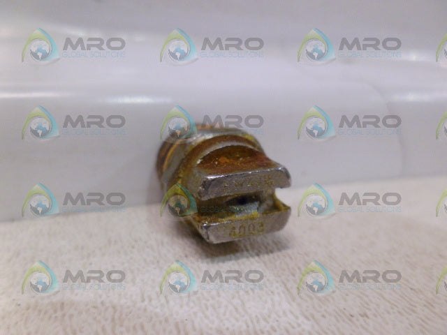 SPRAYING SYSTEMS 4003 H 1/4 VV SPRAY TIP (AS PICTURED) *USED*