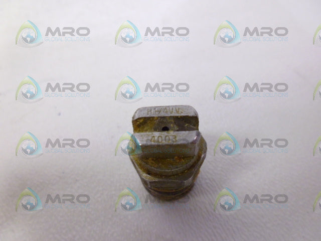 SPRAYING SYSTEMS 4003 H 1/4 VV SPRAY TIP (AS PICTURED) *USED*