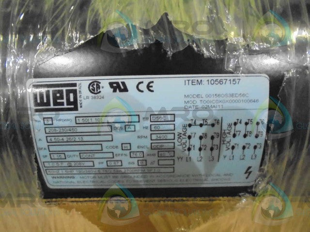 WEG 10567157 MOTOR *NEW IN BOX*