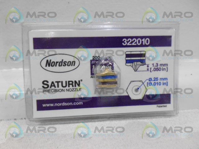 NORDSON 322010 SATURN PRECISION NOZZLE * NEW IN ORIGINAL PACKAGE *